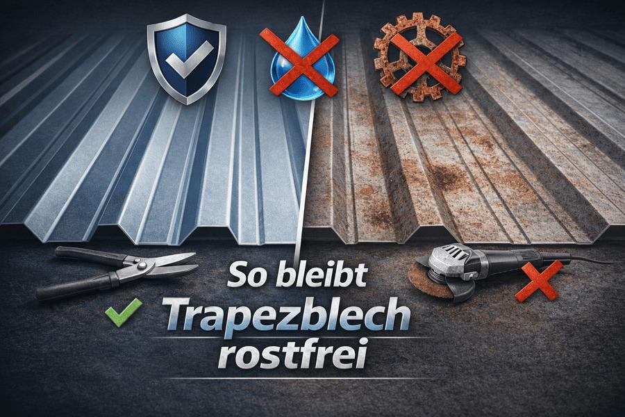 So bleibt Trapezblech Rostfrei | Dachheld24.de