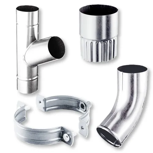 Verzinktes Fallrohr Zubehör für NIAGARA Dachrinnen