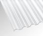 Preview: Lichtplatte Polycarbonat 76/18 Trapez 1,4 mm gerillt - klar - Die Elefantenplatte