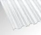 Preview: Lichtplatte Polycarbonat 76/18 Trapez 1,4 mm gerillt - klar - Die Elefantenplatte