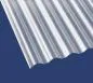 Preview: Lichtplatte Polycarbonat 76/18 Sinus 1,4 mm gerillt - klar - Die Elefantenplatte