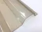 Preview: Widerstandsfähige Polycarbonat Lichtplatte mit einer Materialstärke von 1 mm und einer Nutzbreite von 1,064 m.