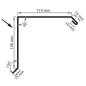 Preview: Querschnitt des Ortgangwinkel 110 x 100 mm