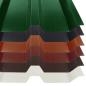 Preview: Trapezblech T-35M/1050 in der Materialstärke 0,50 mm und allen verfügbaren Farben für dieses Dachblech.