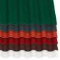 Preview: Das 0,75 mm starke Wellblech im Profil 76/18 ist in insgesamt 6 Farben lieferbar