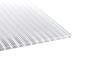 Preview: Hochwertige Stegplatte Acryl 16/32 mm - klar - Breite 1200 mm für den Terrassendach-Bau. Sie bietet eine hohe Brillanz und ist UV-beständig.