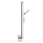 Preview: Querschnitt Rinneneinhang Traufe 15 x 200 mm