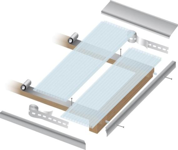 Preview: Montagebeispiel Easy-Klick Hohlkammerpaneele