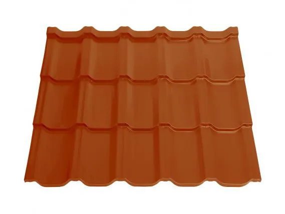 Preview: Pfannenblech Teluga - RAL8004 Ziegelrot