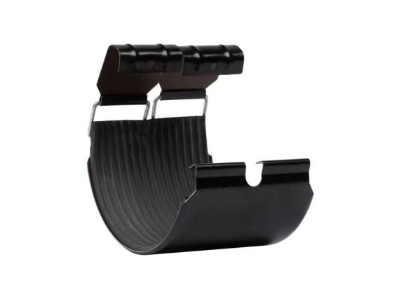 Rinnenverbinder aus Stahl in RAL7016 Anthrazit