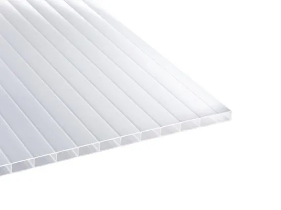 Stegplatte Acryl 16/32 mm - weiß-opal - Breite 980 mm