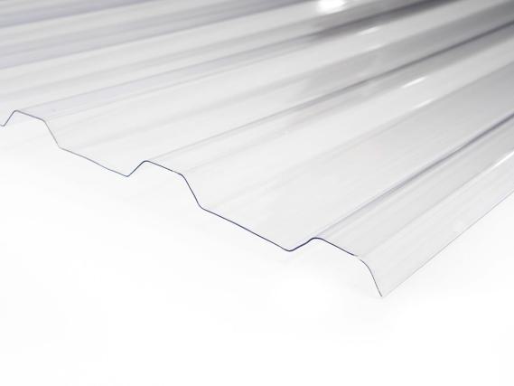 Preview: Lichtplatte für Trapezblech TP18 - klar