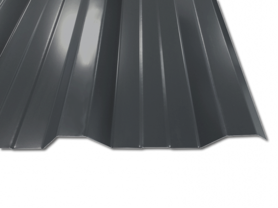 Preview: Manchmal muss das Profil eines Trapezblechs höher sein, um eine ordentliche Stabilität zu erreichen. Das T-35DR ist so ein stabiles Dachblech.