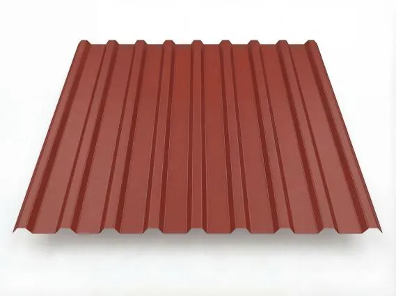Preview: Trapezblech TP18 RAL8004 ziegelrot