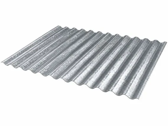 Das 0,50 mm starke Wellblech im Profil 76/18 ist mit einer 185 g/m² starken Alu-Zink-Legierung ausgestattet.