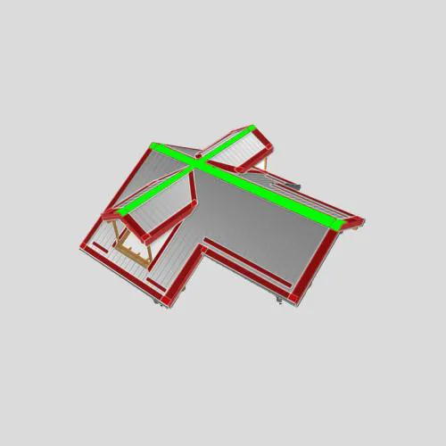 Firstbleche decken die obere Spitze Ihrer Dachfläche ab und verhindert das Eindringen von Wasser in die Dachkonstruktion