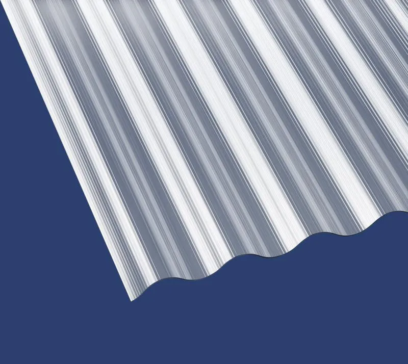 Lichtplatte Polycarbonat 76/18 Sinus 1,4 mm gerillt - klar - Die Elefantenplatte