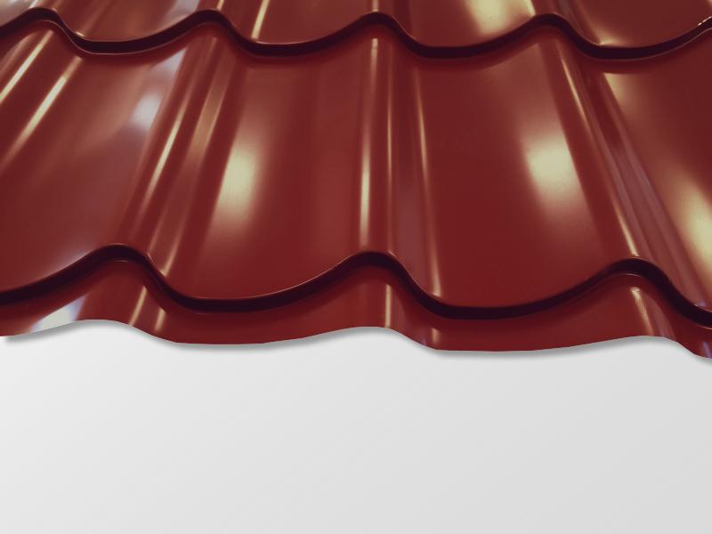 Pfannenblech Szafir® - RAL3009 Oxidrot
