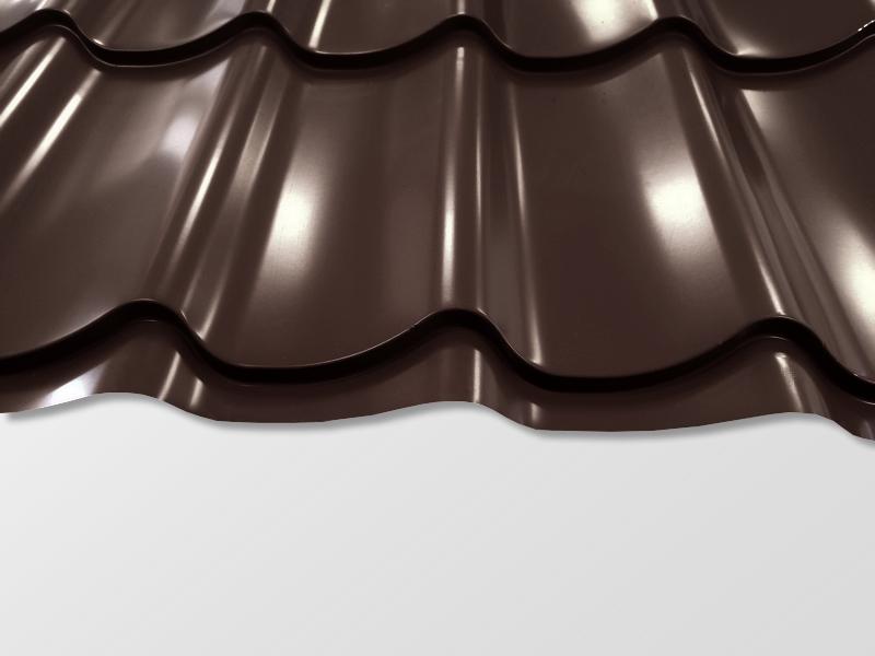 Pfannenblech Szafir® - RAL8017 Schokobraun