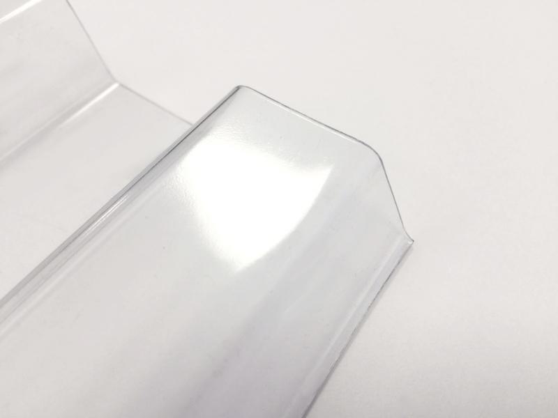 Lichtplatte Polycarbonat klar 1,0 mm - Spundwandprofil 76/18.