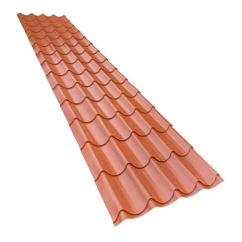 Pfannenblech Typ 2 ECO 0,5 mm für Gartenhaus und kleine Dächer – langlebiges Dachblech