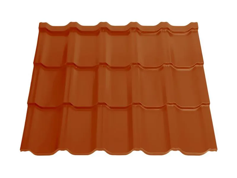 Pfannenblech Teluga - RAL8004 Ziegelrot