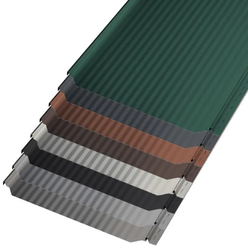 FixClick 5 F-S Stehfalzblech mit Startleisteneinschnitt in glatter Ausführung - hier in RAL9006 Weißaluminium