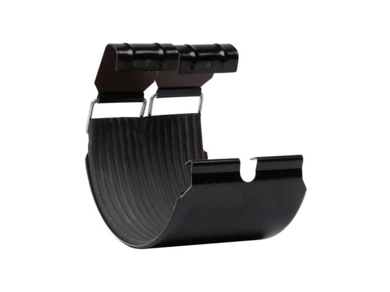 Rinnenverbinder aus Stahl in RAL7016 Anthrazit