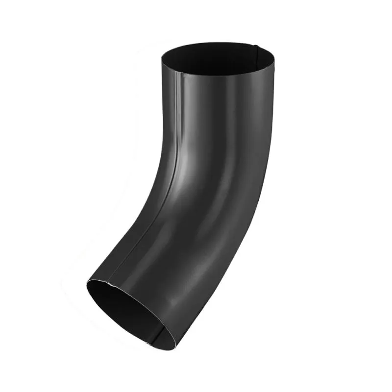 Rohrbogen NIAGARA aus Stahl mit einer 50 µm Polyurethan-Beschichtung in RAL7016 Anthrazit