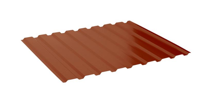 Wandblech WP18 - RAL8004 Ziegelrot