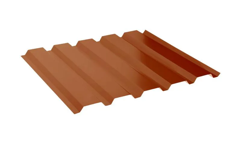 Wandblech WP35 - RAL8004 Ziegelrot