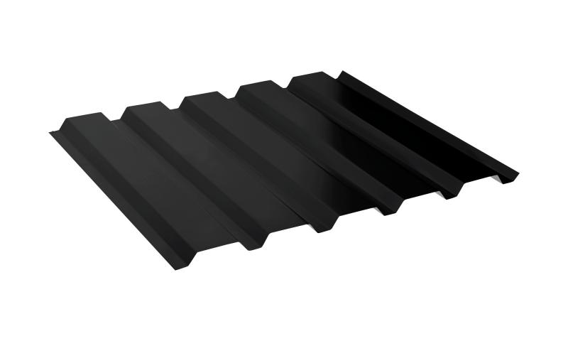 Wandblech WP35 - RAL9005 Tiefschwarz