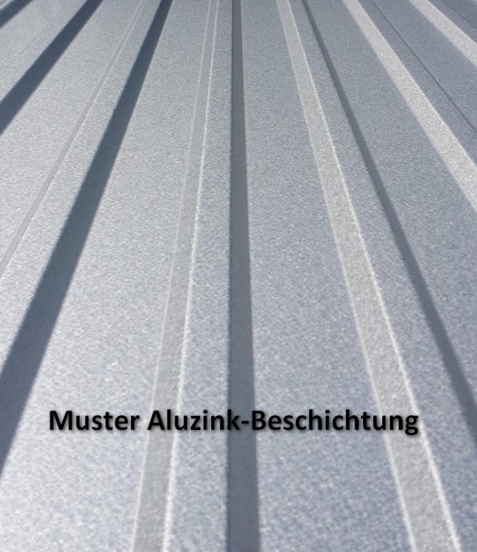 Muster einer Aluzinkbeschichtung