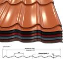 Pfannenblech Szafir 350/15 - 0,50 mm - 25 µm Polyester