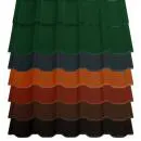 Pfannenblech Teluga 350/21 - 0,50 mm - 25 µm Polyester