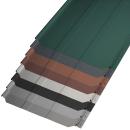 Stehfalzblech FixClick 5 T-S - mit beidseitigem Startleisteneinschnitt - 0,50 mm - 25 µm Polyester