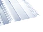 Lichtplatte PVC Siegener Profil 283/29 1,2 mm glatt - klar/bläulich