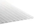 Stegplatte Polycarbonat Breitkammer 16 mm -Antihagel - klar - Breite 980 mm